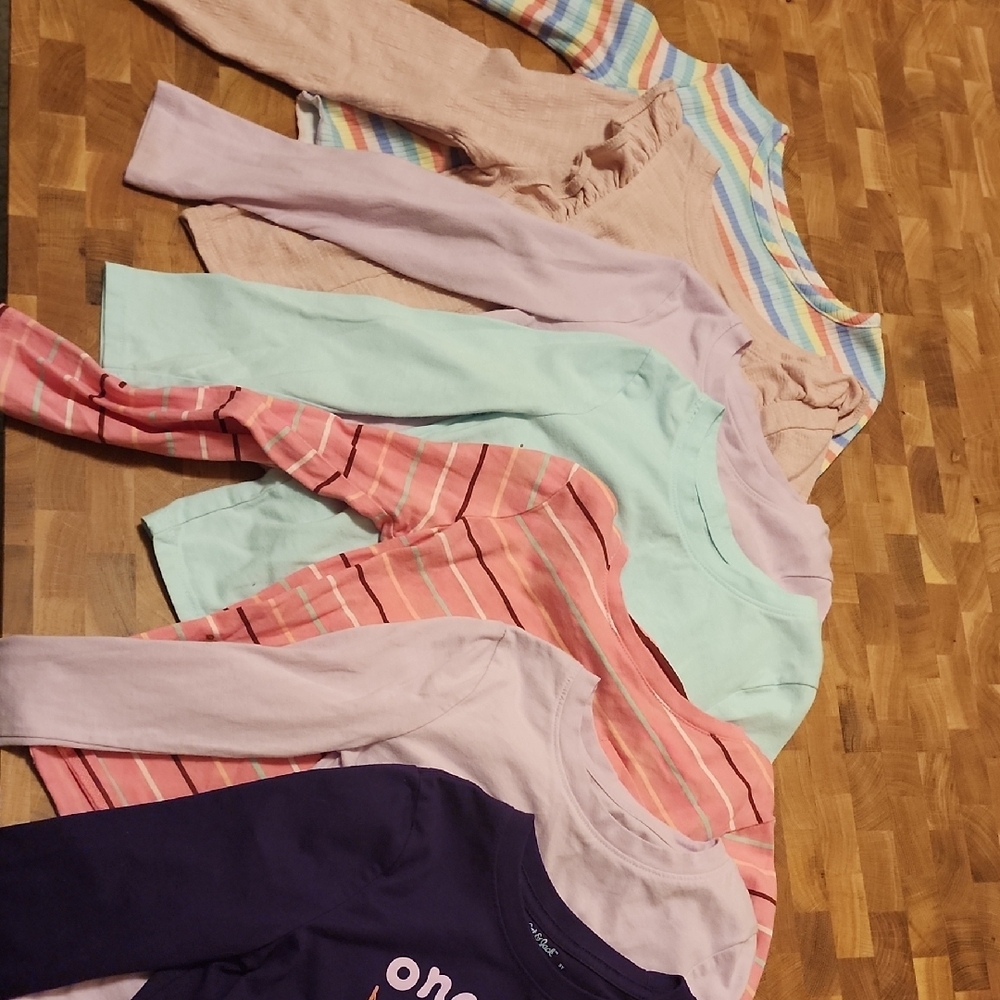Kids Colorful Long Sleeve Tops